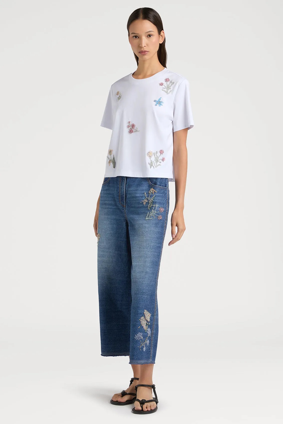 FLORAL FANTASY DENIM JEANS sold by Ports 1961 product image thumbnail 2