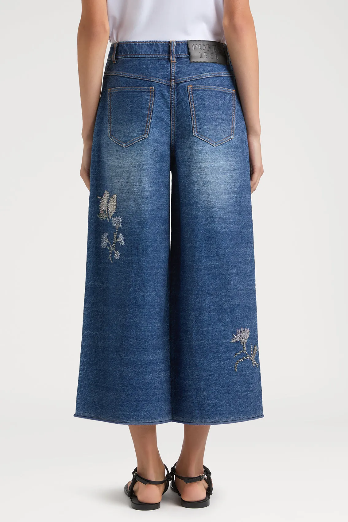 FLORAL FANTASY DENIM JEANS sold by Ports 1961 product image thumbnail 4