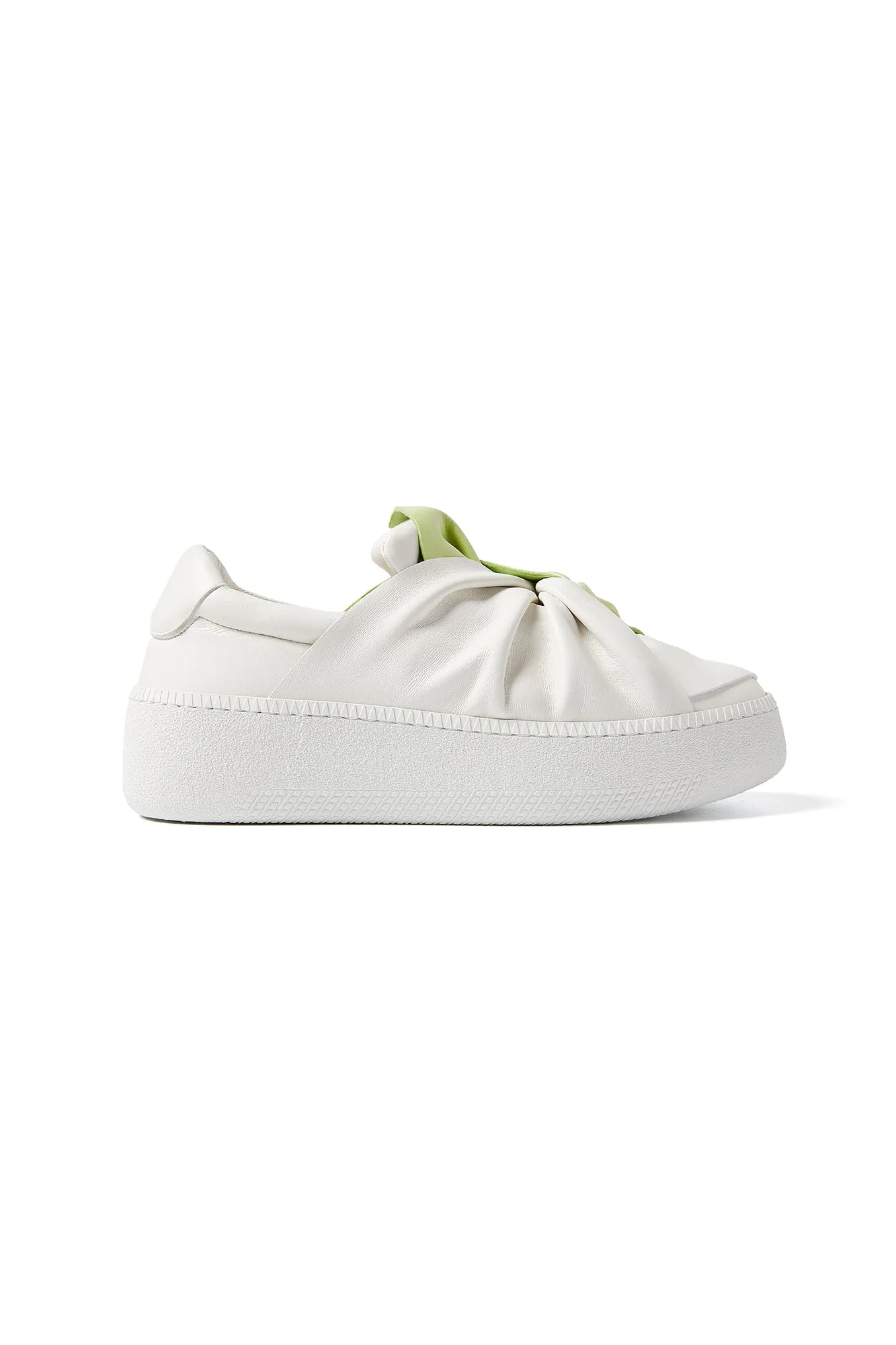 BI-Color, White & Pistachio Platform Iconic Bee Sneaker sold by Ports 1961 product image thumbnail 2