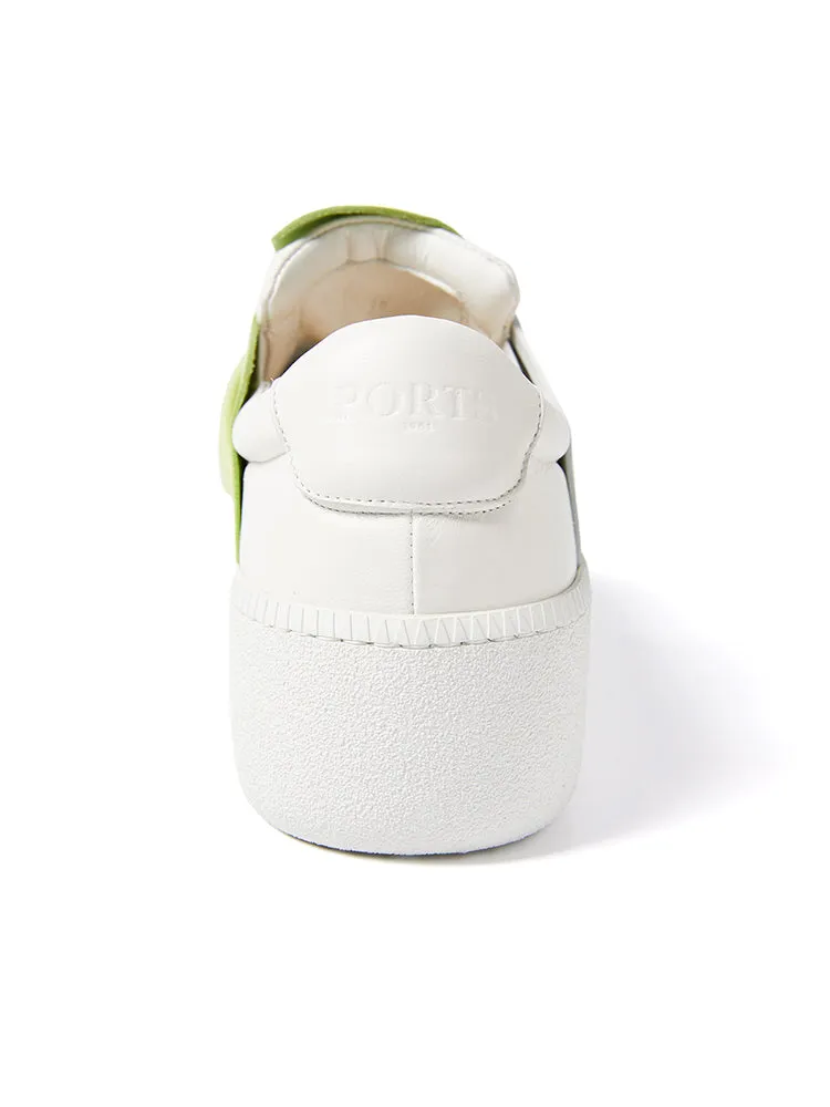 BI-Color, White & Pistachio Platform Iconic Bee Sneaker sold by Ports 1961 product image thumbnail 3