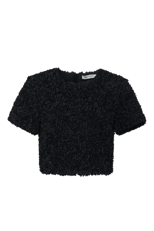 LIGHTWEIGHT CROPPED TOP sold by Ports 1961