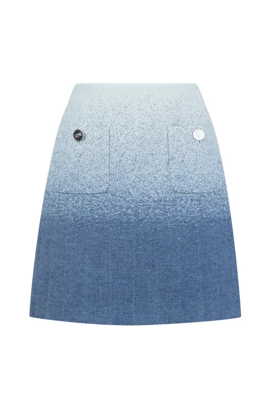 WOOL GRADIENT COLOR SKIRT sold by Ports 1961