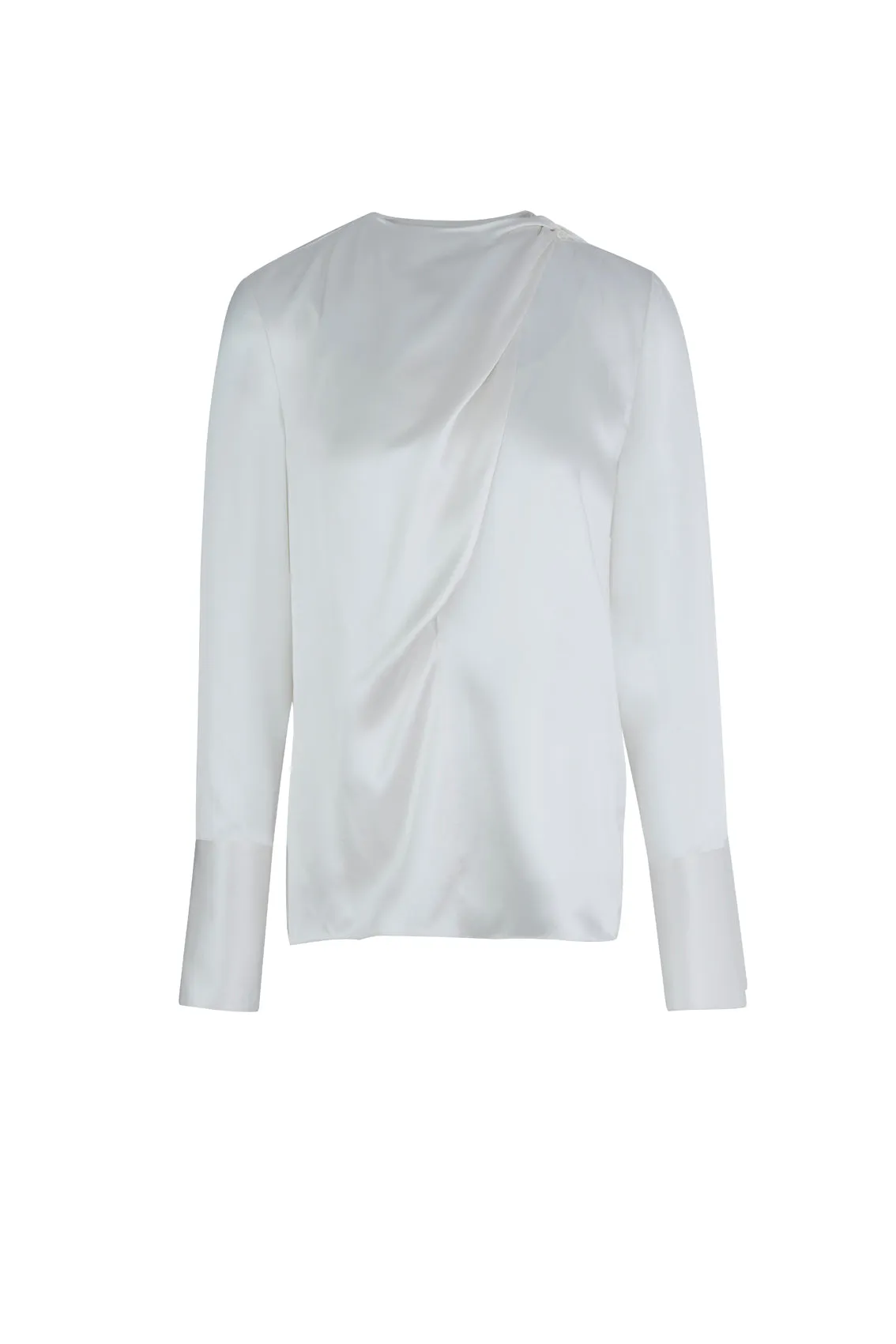 Draped Scarf-Like Silk Top sold by Ports 1961
