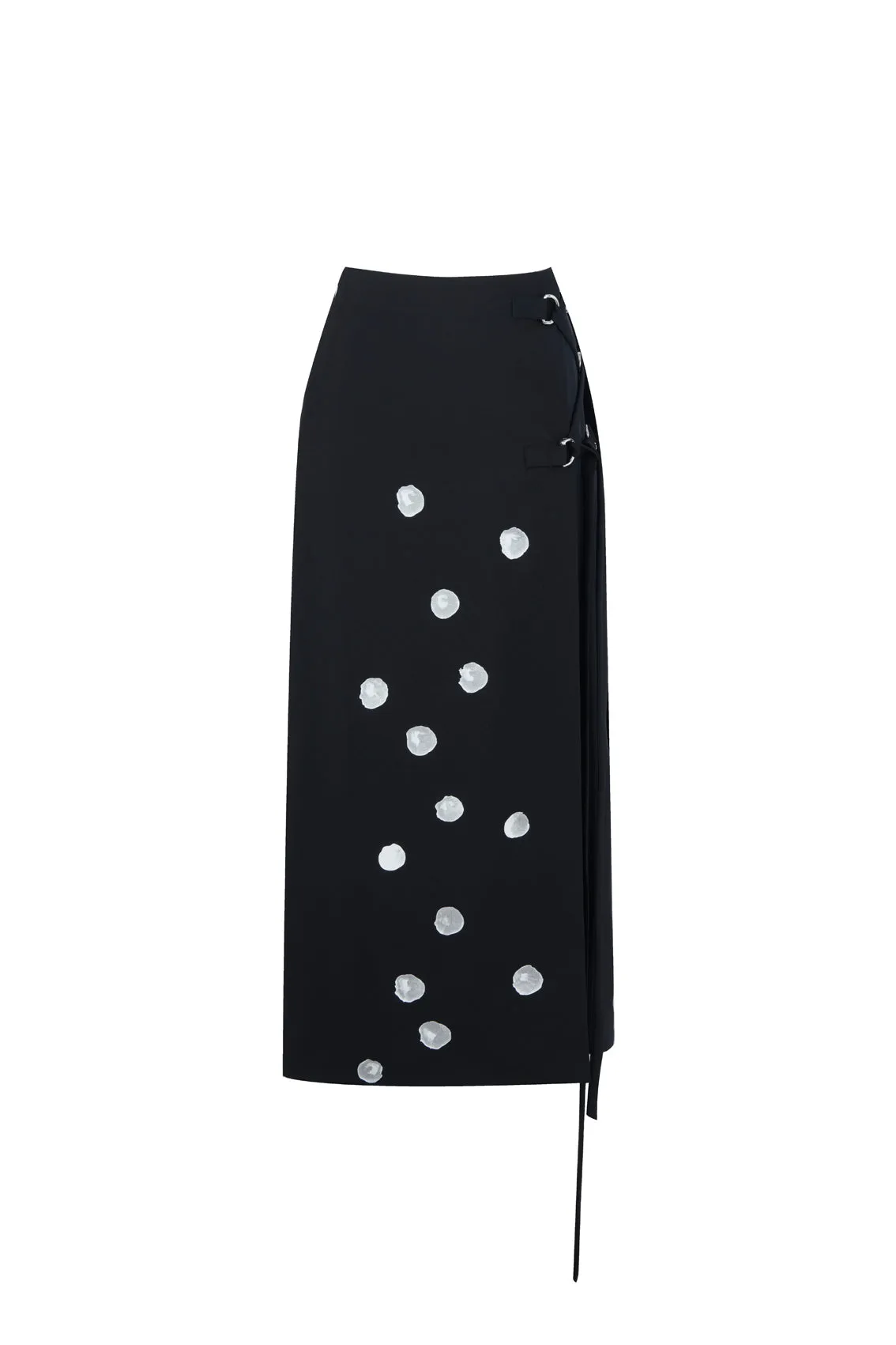 ALPINE ICE CUBE PRINT PENCIL SKIRT sold by Ports 1961