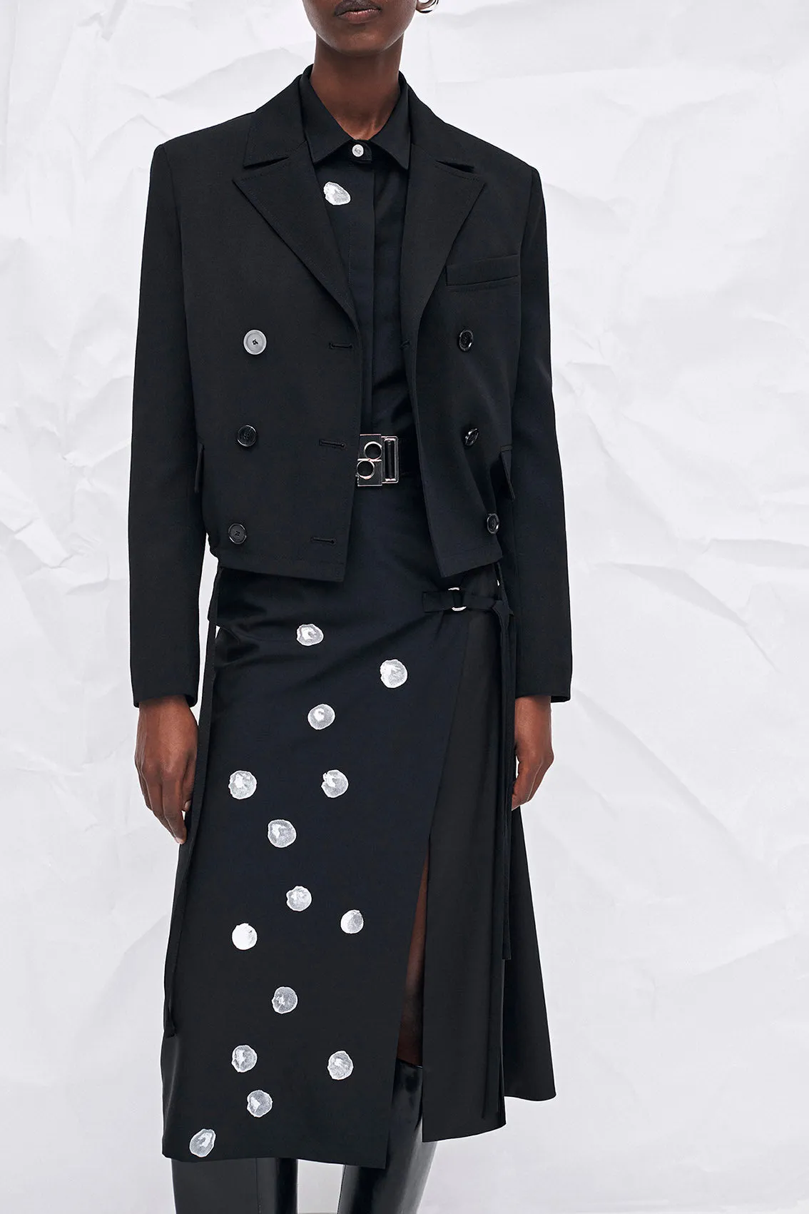 ALPINE ICE CUBE PRINT PENCIL SKIRT sold by Ports 1961 product image thumbnail 3