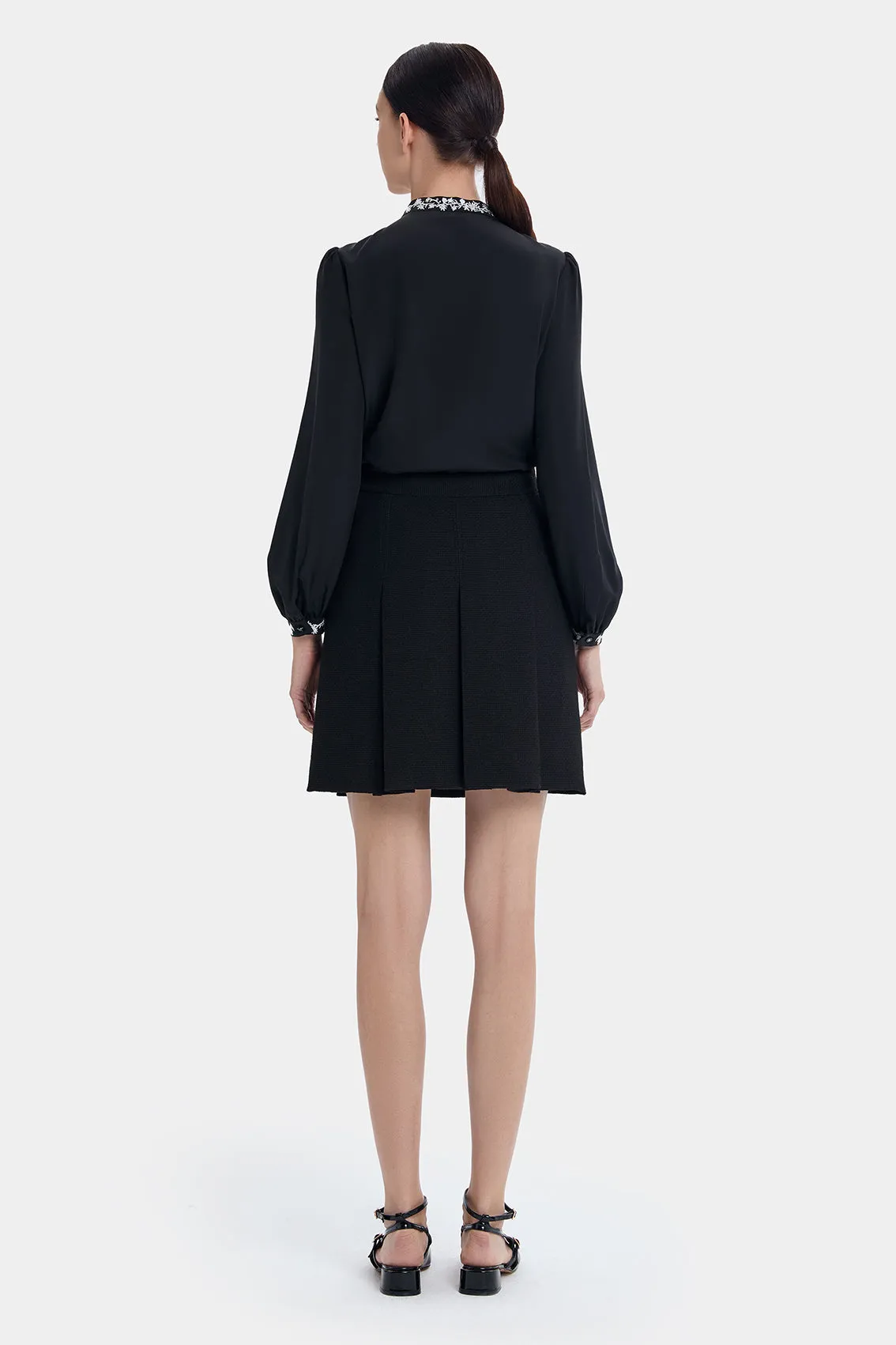 SILVER FLORAL EMBROIDERY SHIRT sold by Ports 1961 product image thumbnail 4