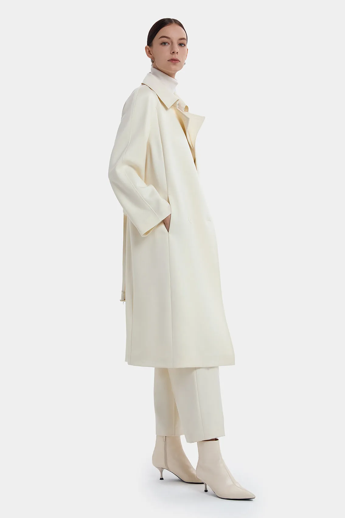 PRISTINE WHITE TRENCH sold by Ports 1961 product image thumbnail 3