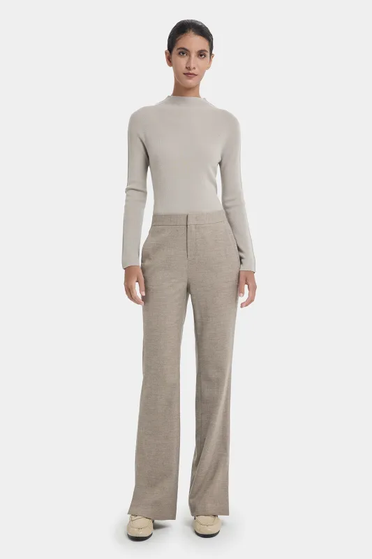 WOOL CASHMERE CLASSIC TROUSERS WITH SLITS sold by Ports 1961