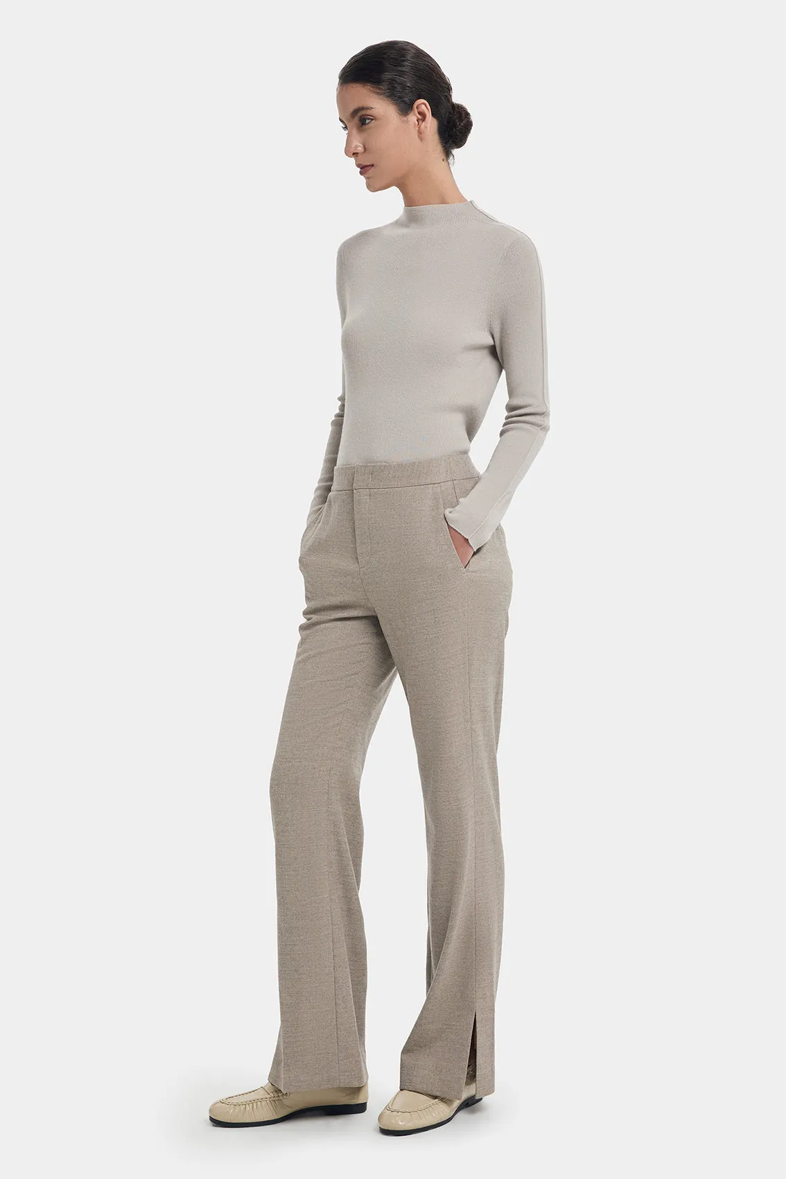 WOOL CASHMERE CLASSIC TROUSERS WITH SLITS sold by Ports 1961 product image thumbnail 2