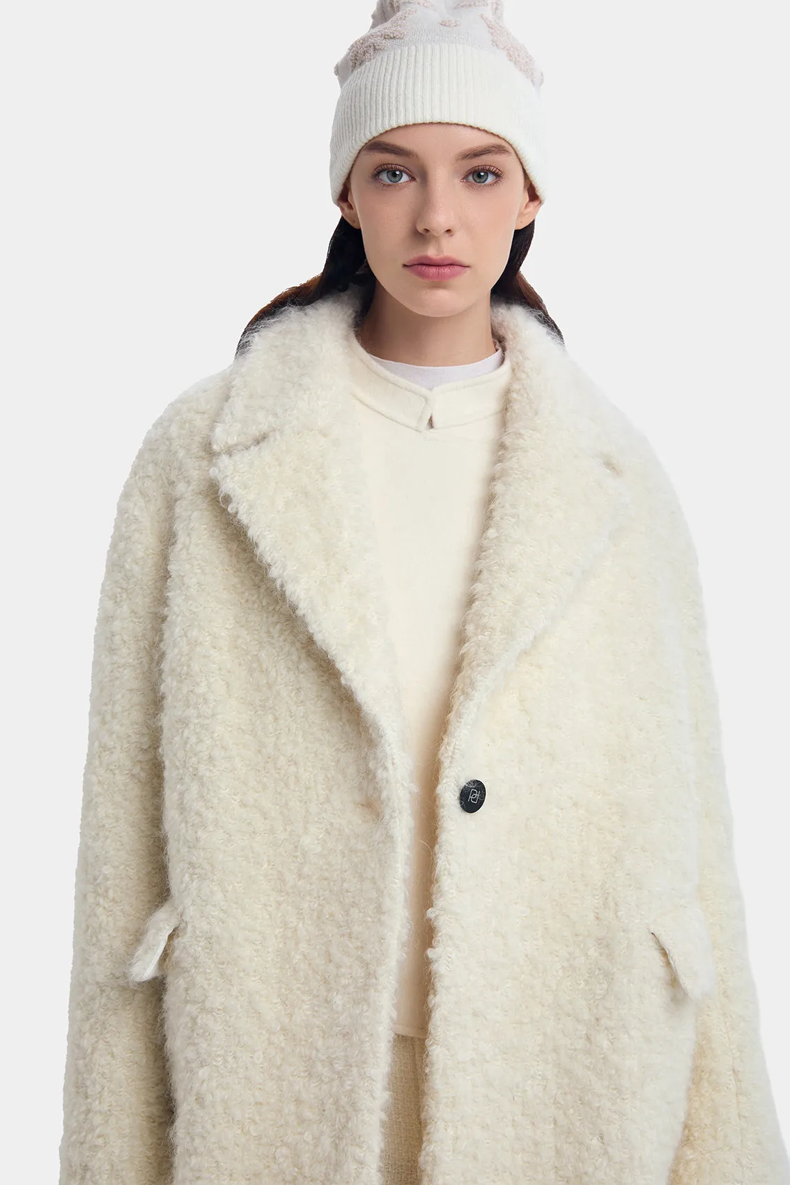 WINTERY CREAM COAT sold by Ports 1961 product image thumbnail 2