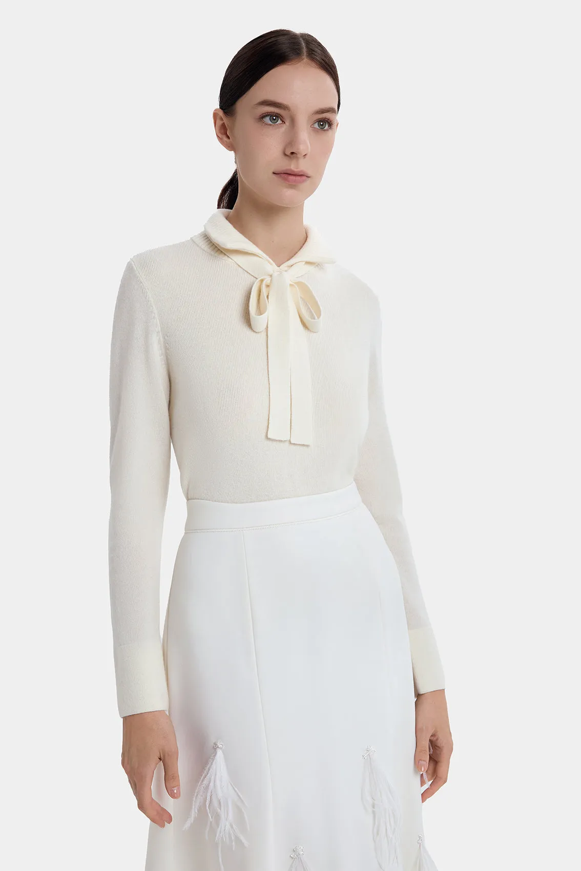 WHIMSICAL FEATHER TOUCH A-LINE SKIRT sold by Ports 1961 product image thumbnail 2