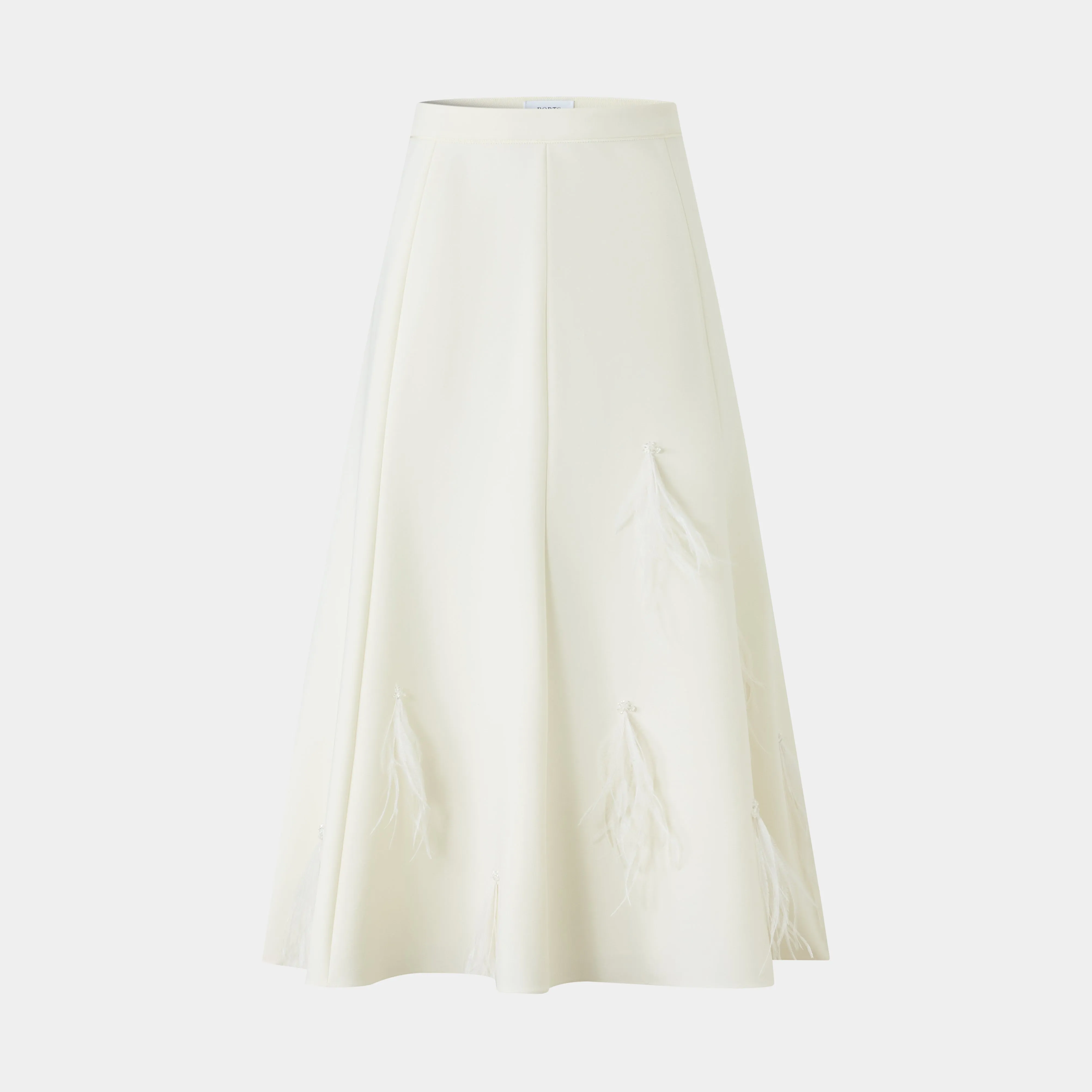 WHIMSICAL FEATHER TOUCH A-LINE SKIRT sold by Ports 1961 product image thumbnail 5