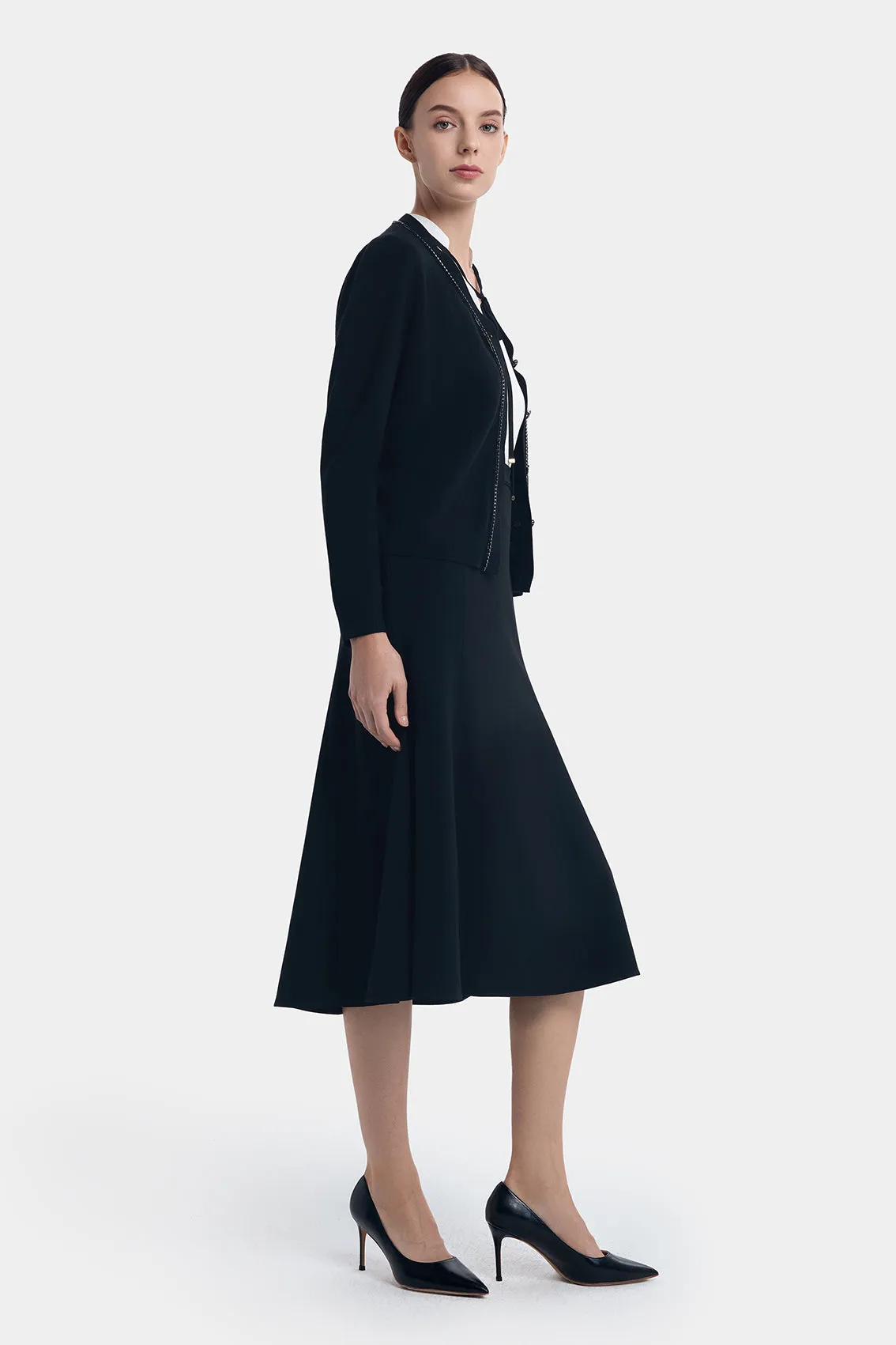 CHAIN DECORATIVE CARDIGAN sold by Ports 1961 product image thumbnail 3