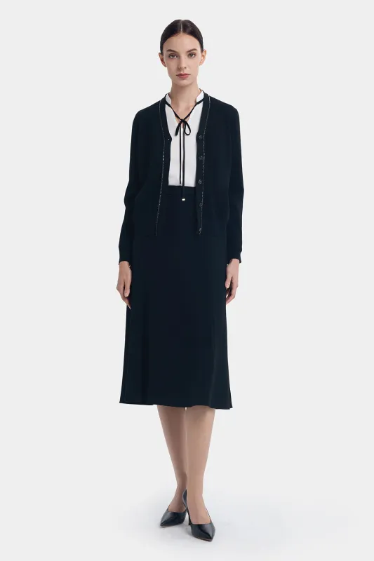 CHAIN DECORATIVE CARDIGAN sold by Ports 1961