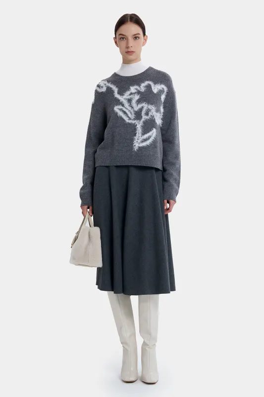 FLATTERS A-LINE SKIRT made by Ports 1961