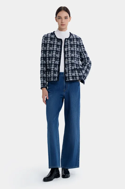 CASHMERE ALPACA BLENDED TWEED JACKET sold by Ports 1961