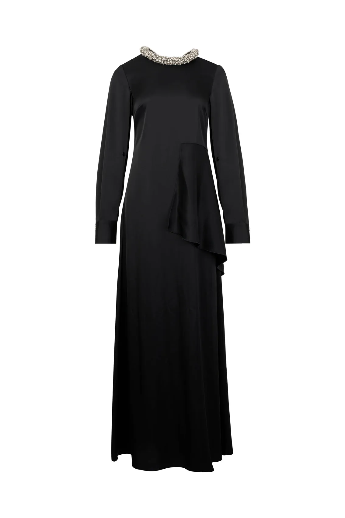 BLACK CRYSTAL NECKLACE GOWN sold by Ports 1961