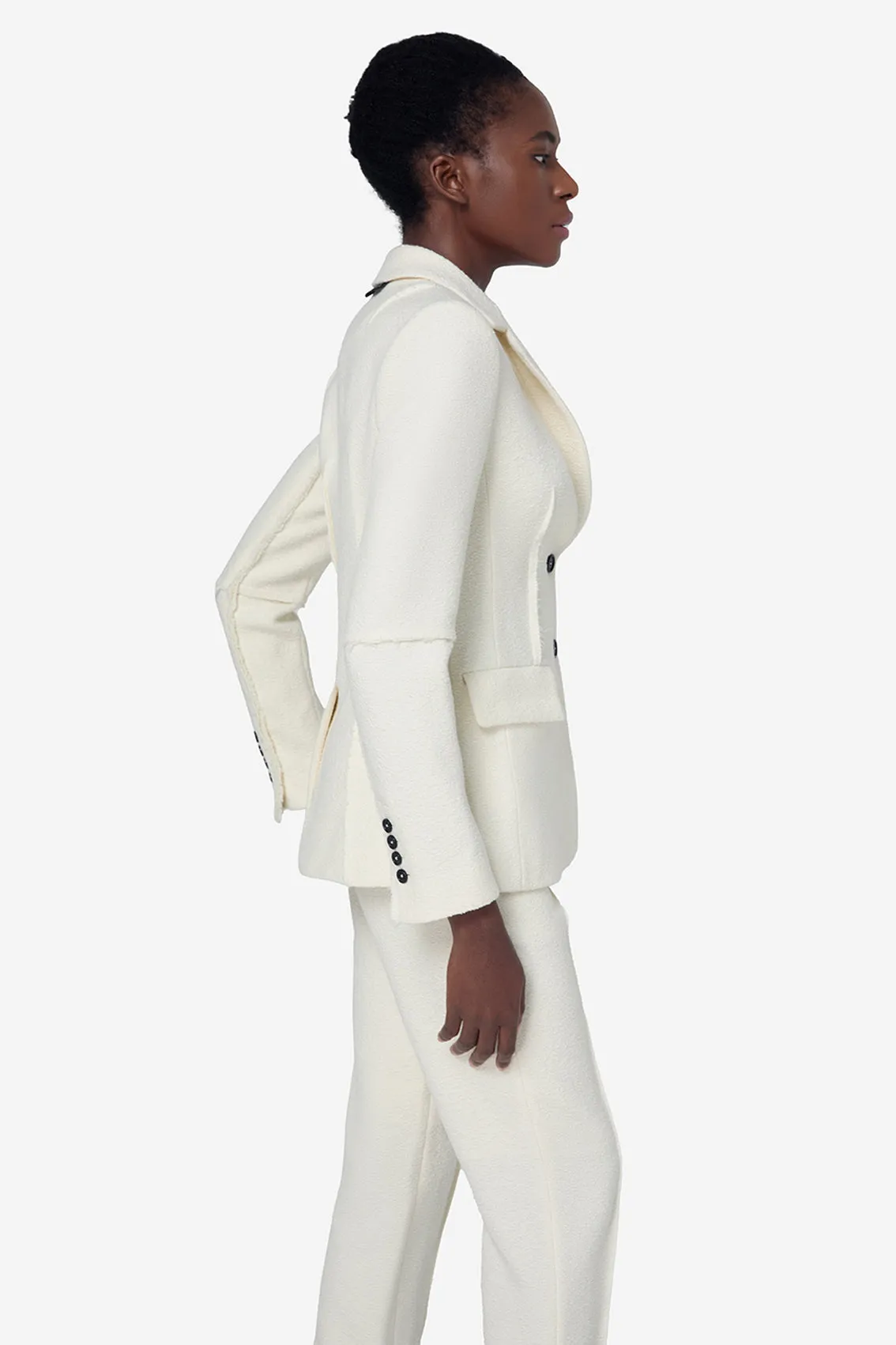 CONTRAST BUTTON DETAILS BLAZER sold by Ports 1961 product image thumbnail 4