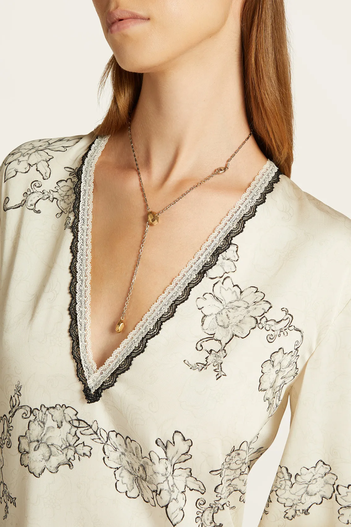 PEBBLE LARIAT NECKLACE sold by Ports 1961 product image thumbnail 3