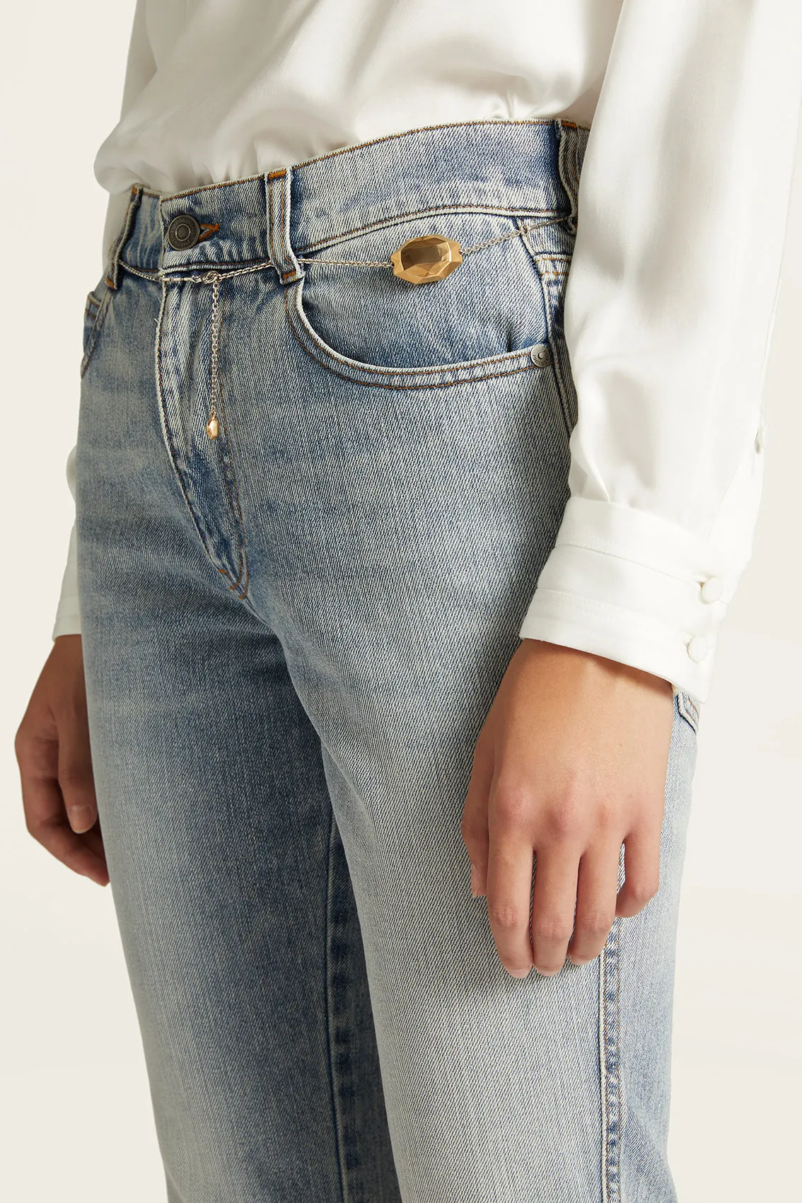 PEBBLE SLIM CHAIN BELT sold by Ports 1961 product image thumbnail 2