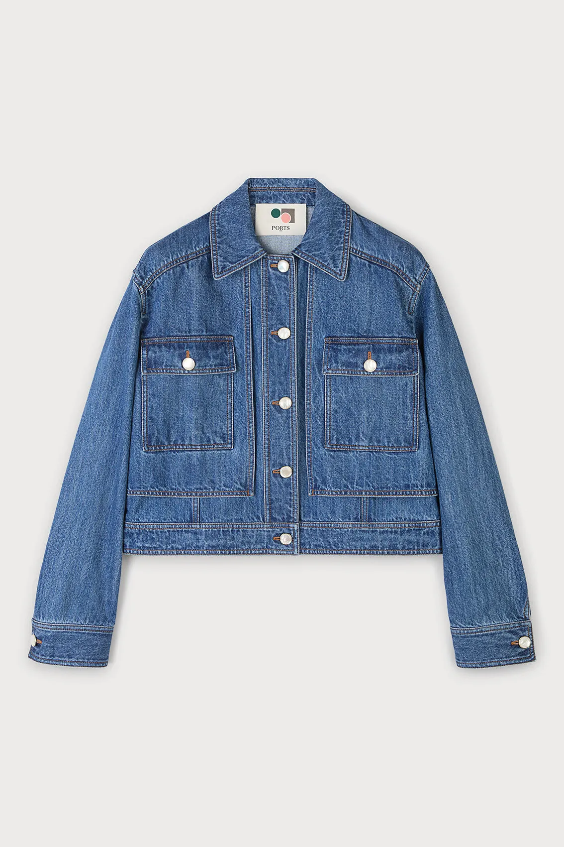 CLASSIC BLUE DENIM JACKET sold by Ports 1961