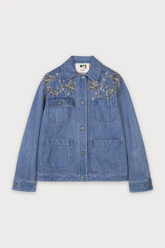 EMBROIDERED DENIM JACKET sold by Ports 1961