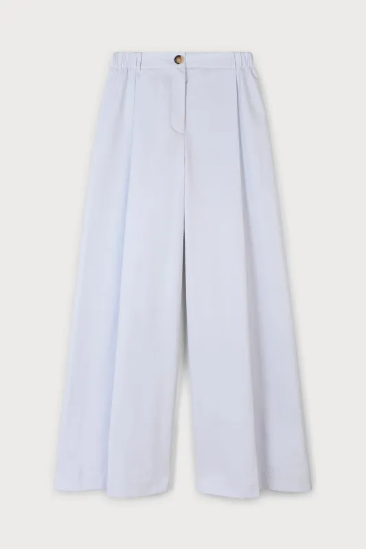 XENON BLUE WIDE-LEG CULOTTES sold by Ports 1961
