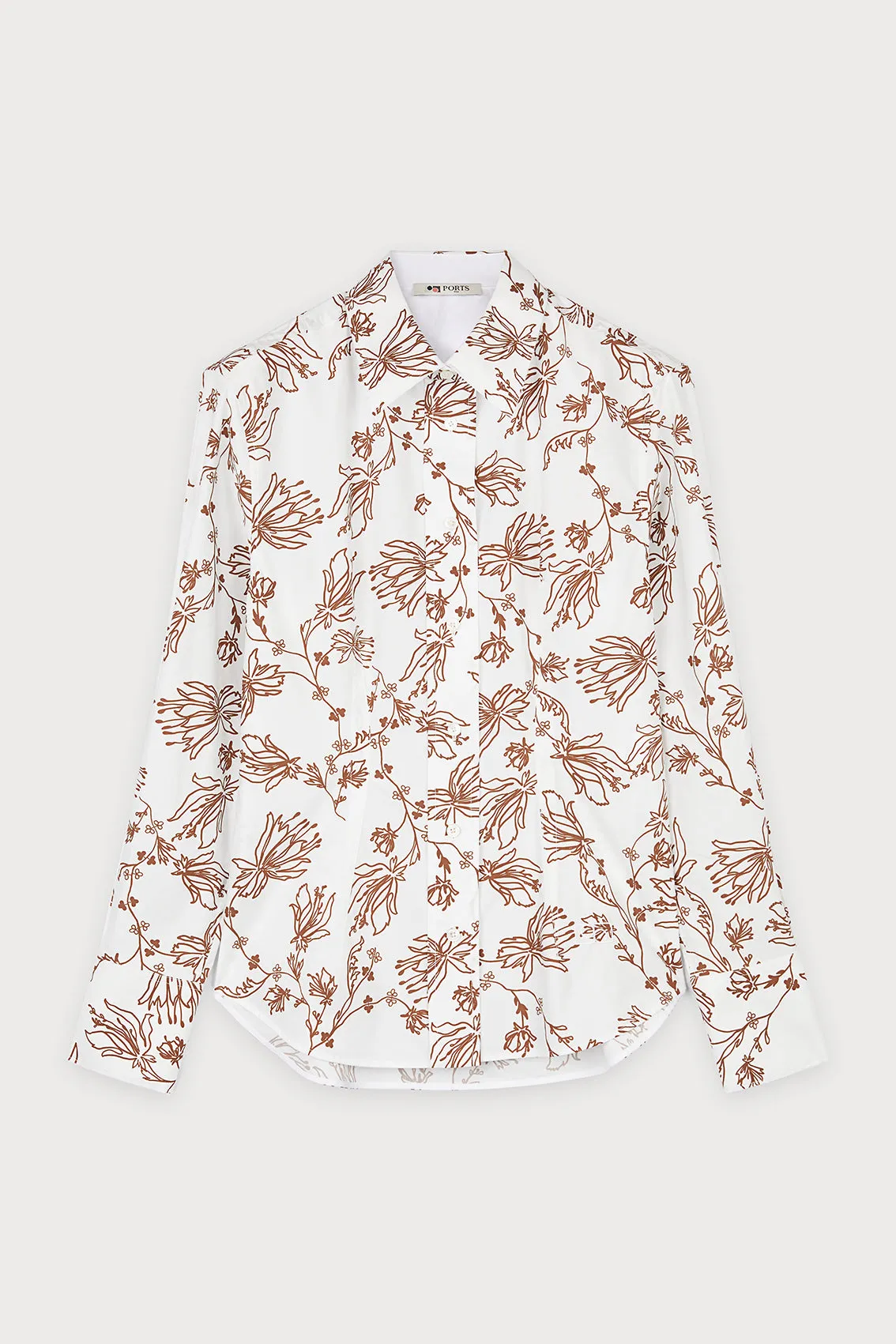 FLORAL PRINT BUTTON-UP SHIRT sold by Ports 1961
