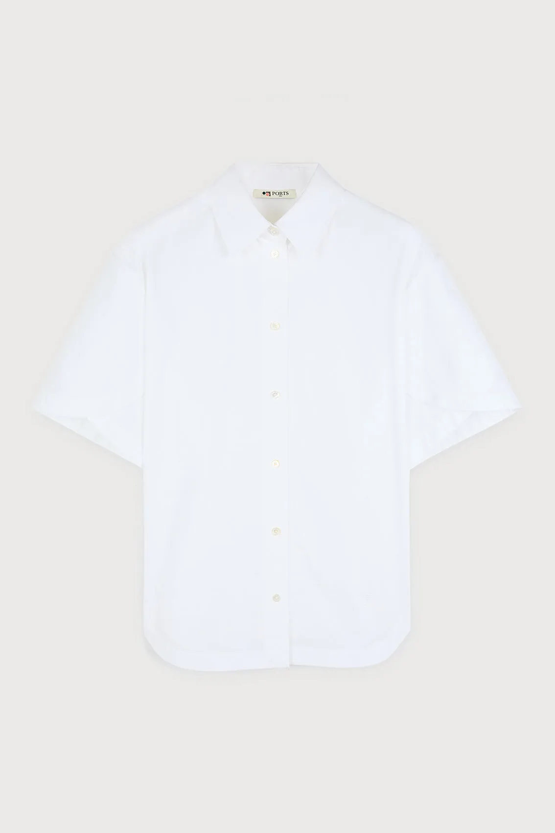WHITE SHORT-SLEEVE SHIRT sold by Ports 1961