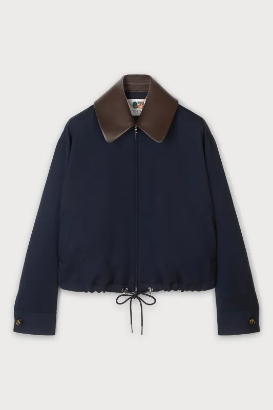 LEATHER COLLAR BOMBER sold by Ports 1961