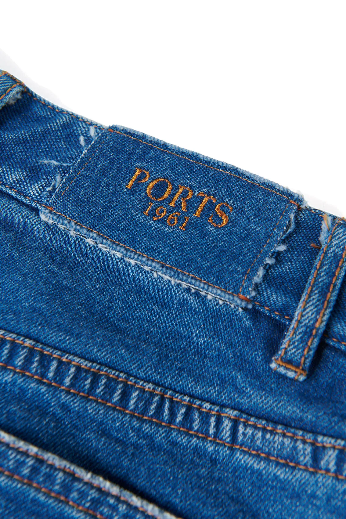 SILVER-DIPPED STRAIGHT-LEG JEANS sold by Ports 1961 product image thumbnail 3