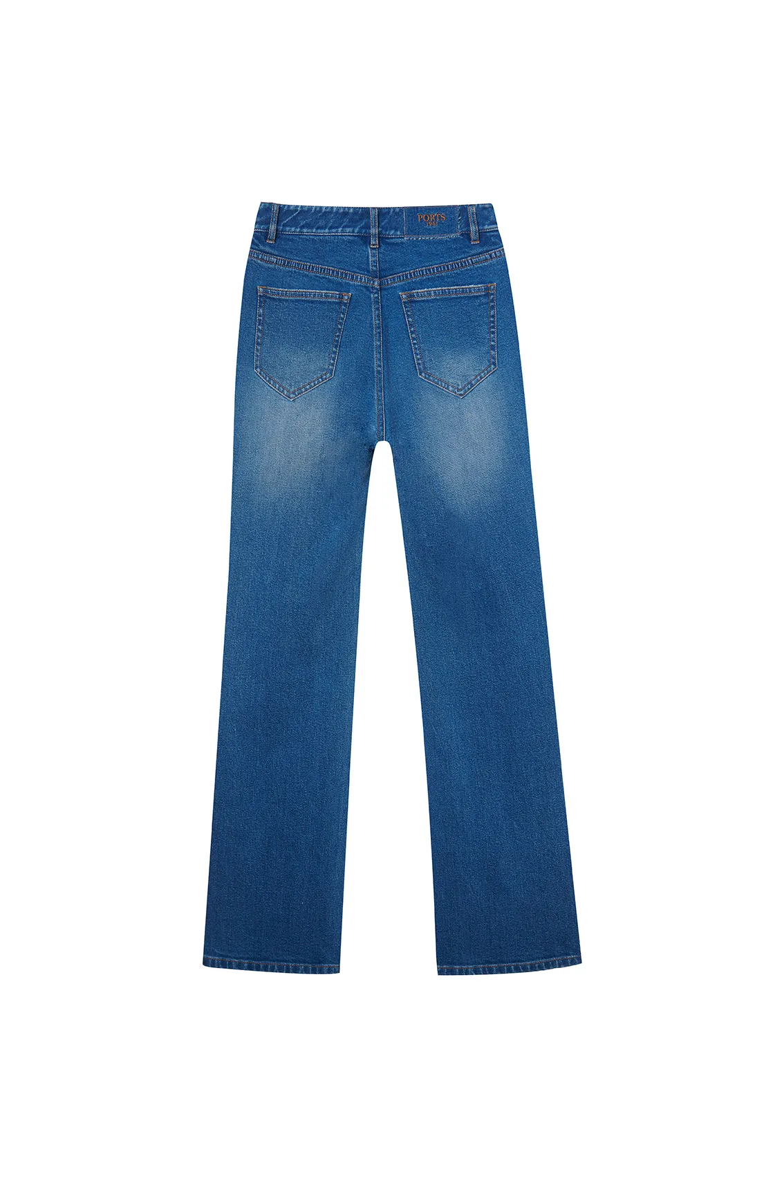 SILVER-DIPPED STRAIGHT-LEG JEANS sold by Ports 1961 product image thumbnail 2