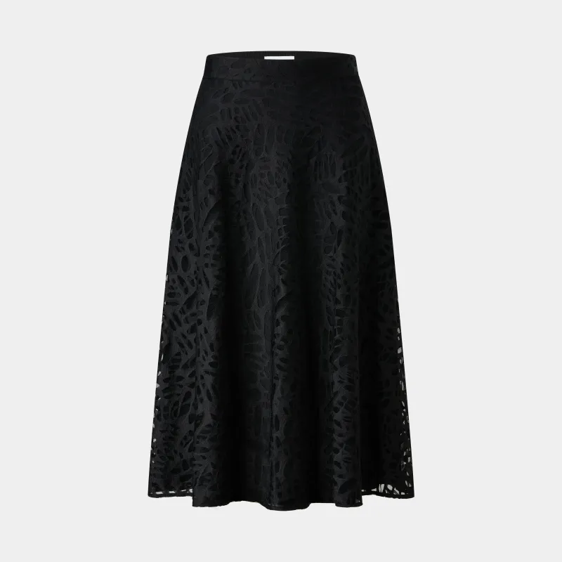 FLORAL LACE A-LINE SKIRT made by Ports 1961
