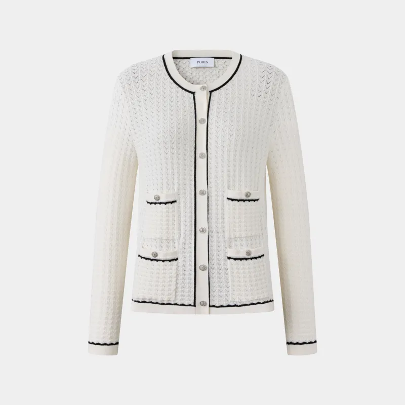 CHIC TRIMMING CARDIGAN made by Ports 1961