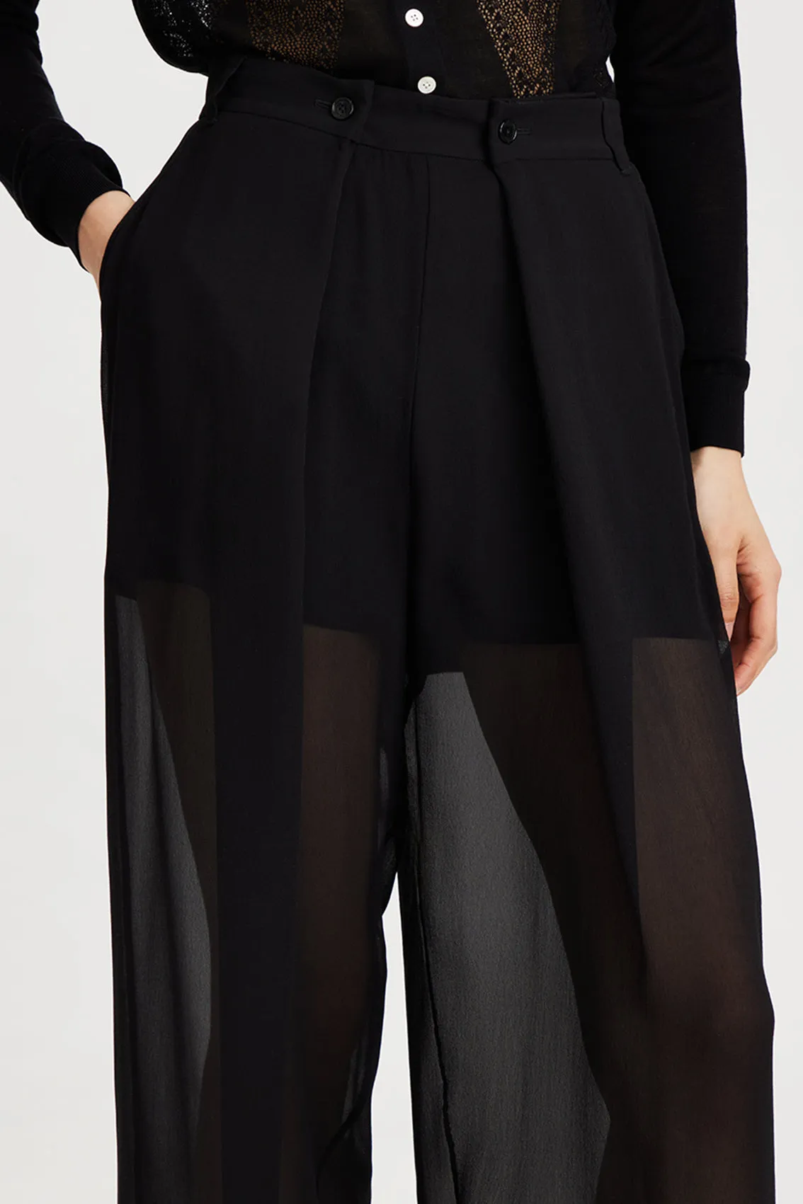 PLEATED WIDE-LEGS sold by Ports 1961 product image thumbnail 4