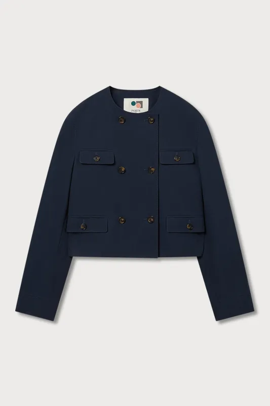 CROPPED DOUBLE-BREASTED JACKET made by Ports 1961