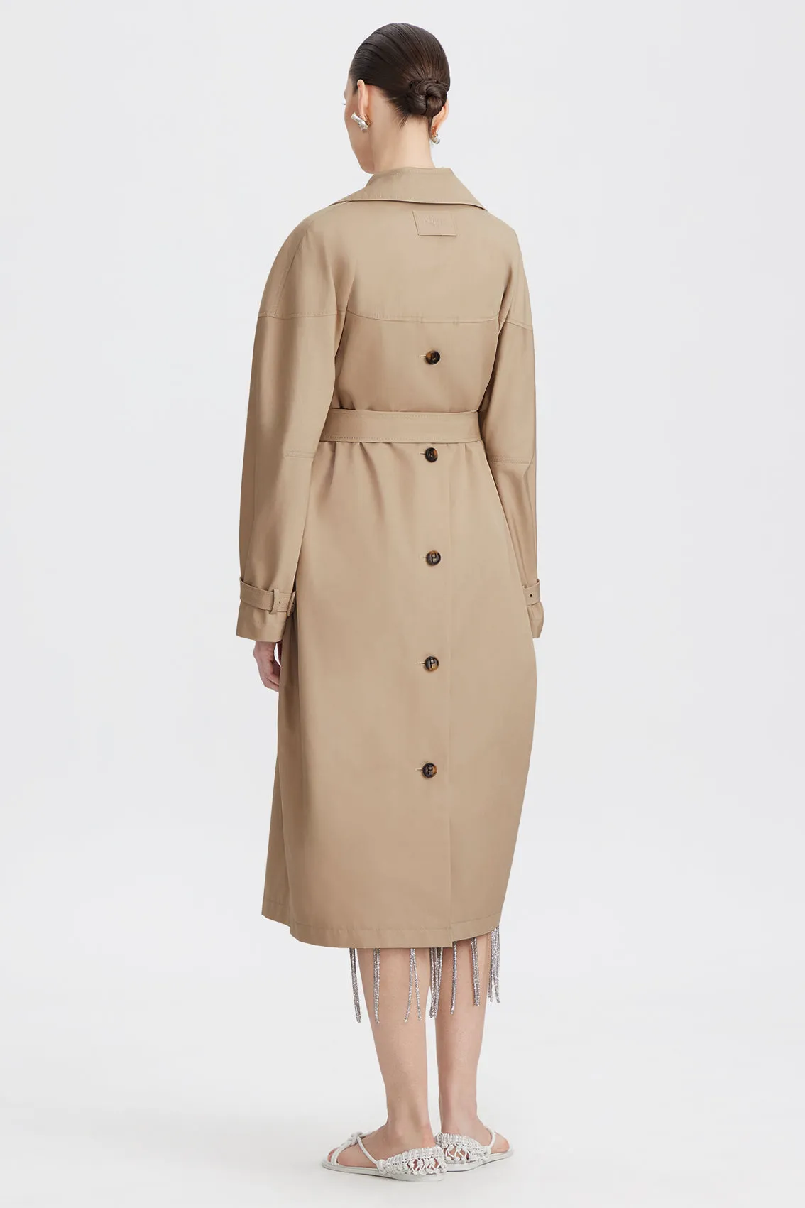 BELTED DOUBLE-BREASTED TRENCH COAT sold by Ports 1961 product image thumbnail 3