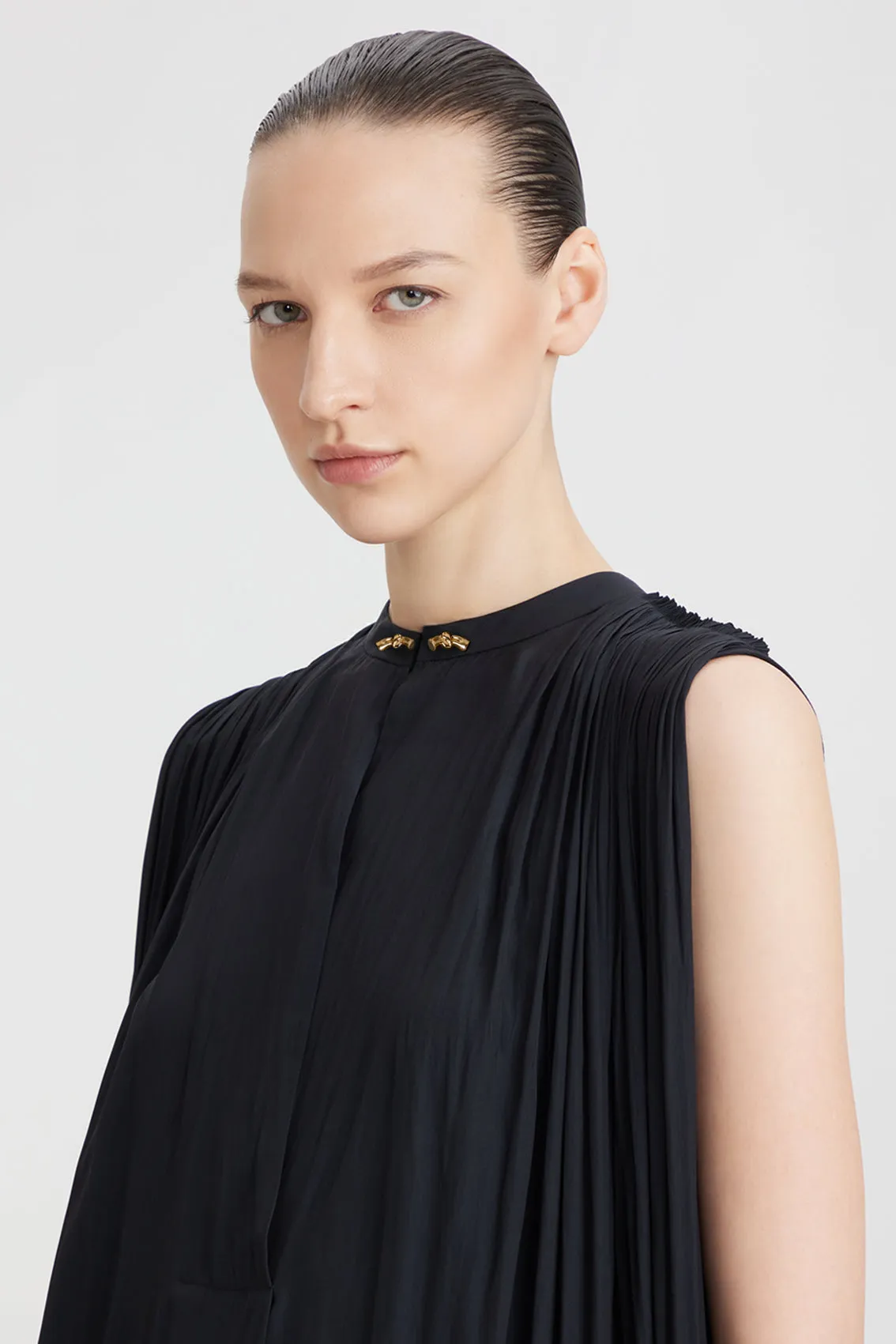 PLEATED SLEEVELESS MIDI DRESS sold by Ports 1961 product image thumbnail 4