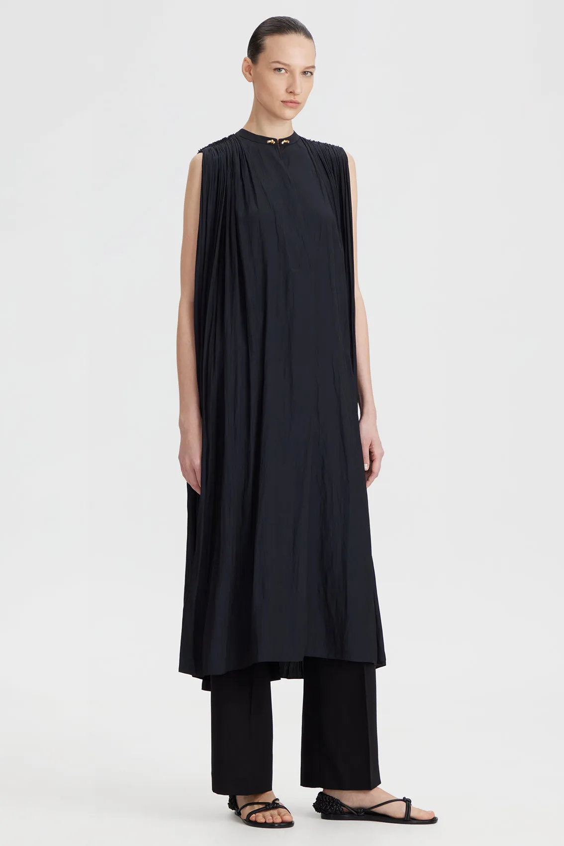 PLEATED SLEEVELESS MIDI DRESS sold by Ports 1961 product image thumbnail 2