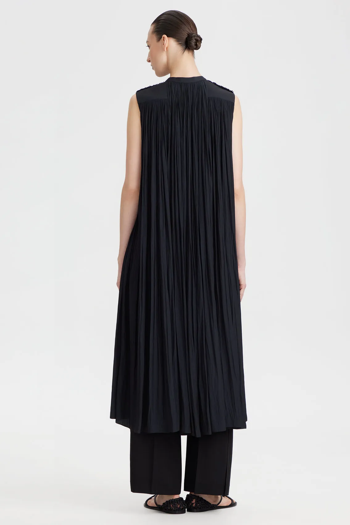 PLEATED SLEEVELESS MIDI DRESS sold by Ports 1961 product image thumbnail 3