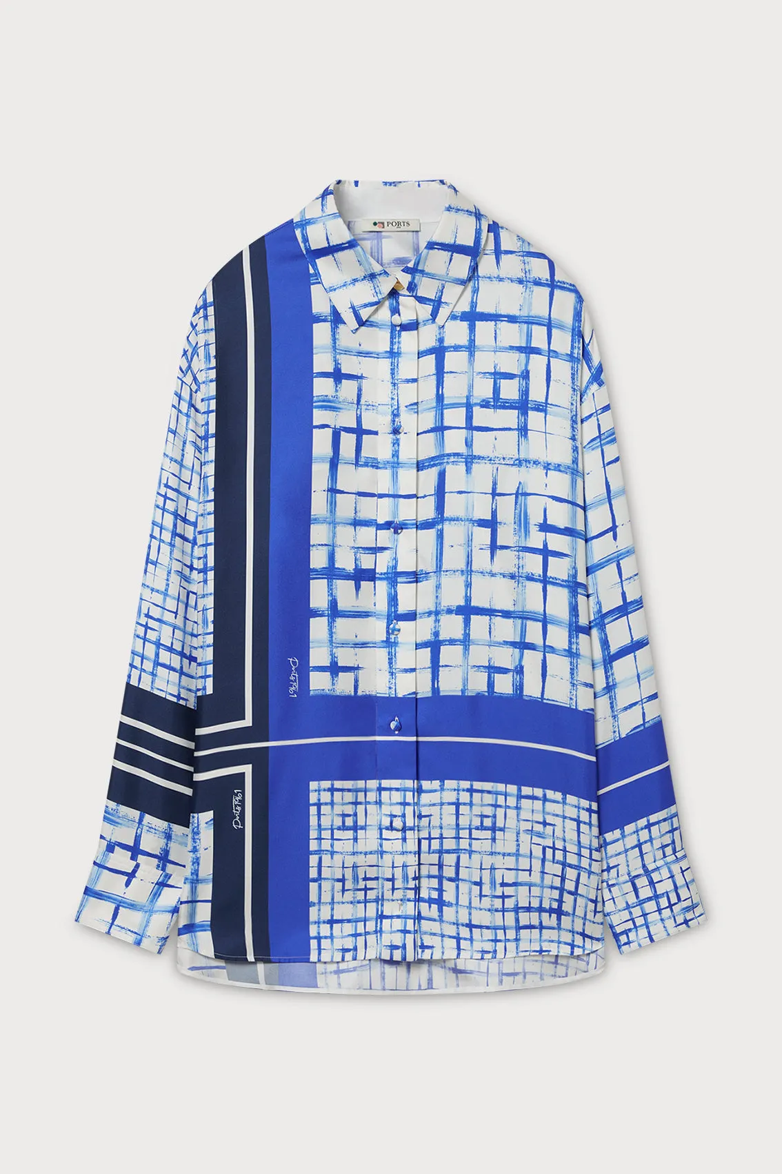 PRINTED BUTTON-UP SHIRT sold by Ports 1961