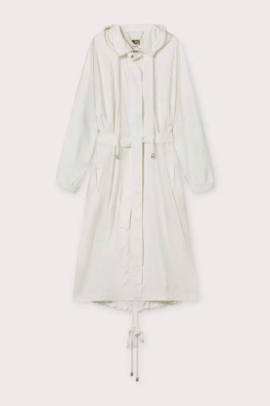 BELTED HOODED TRENCH made by Ports 1961