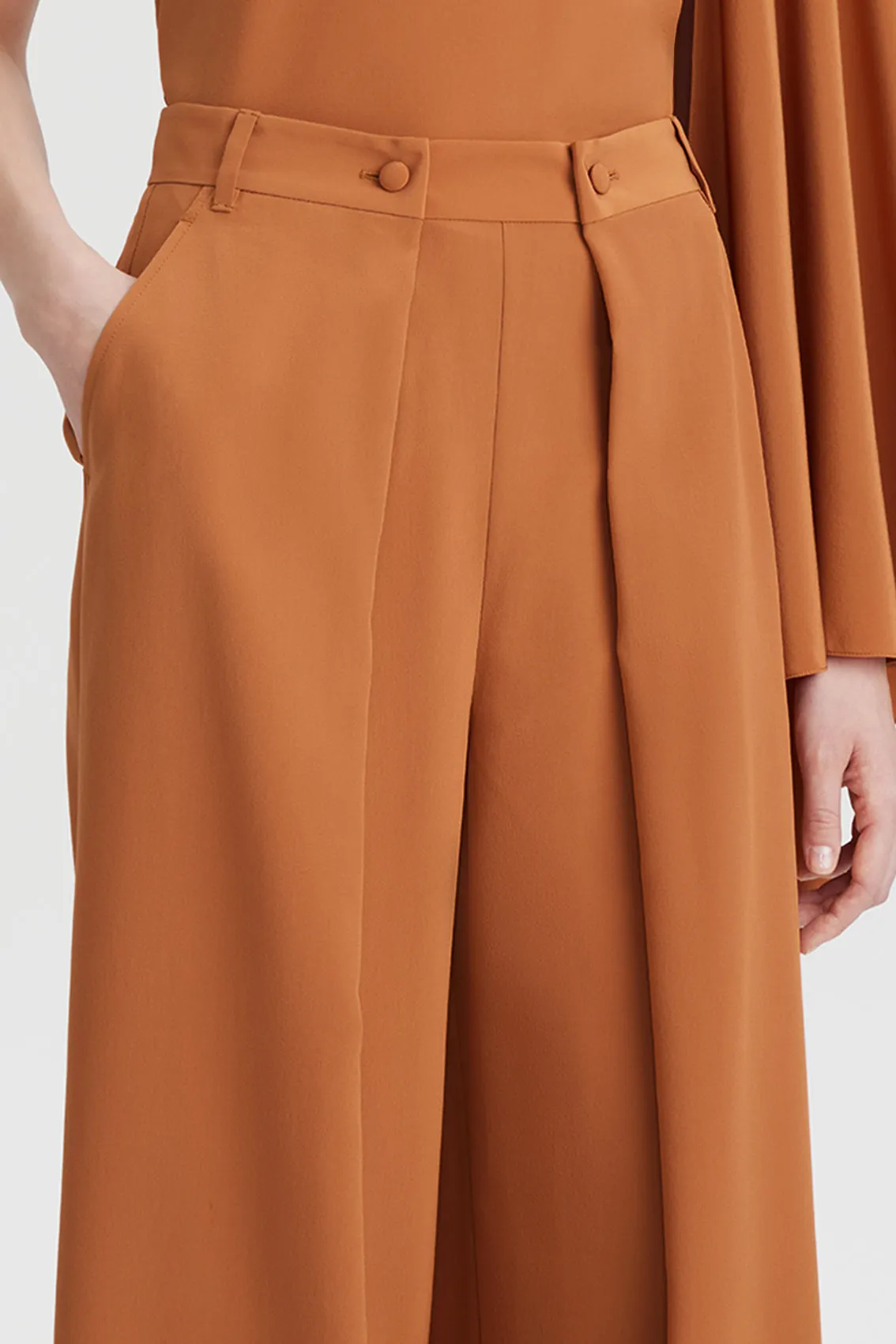 PLEATED WIDE-LEG TROUSERS sold by Ports 1961 product image thumbnail 4