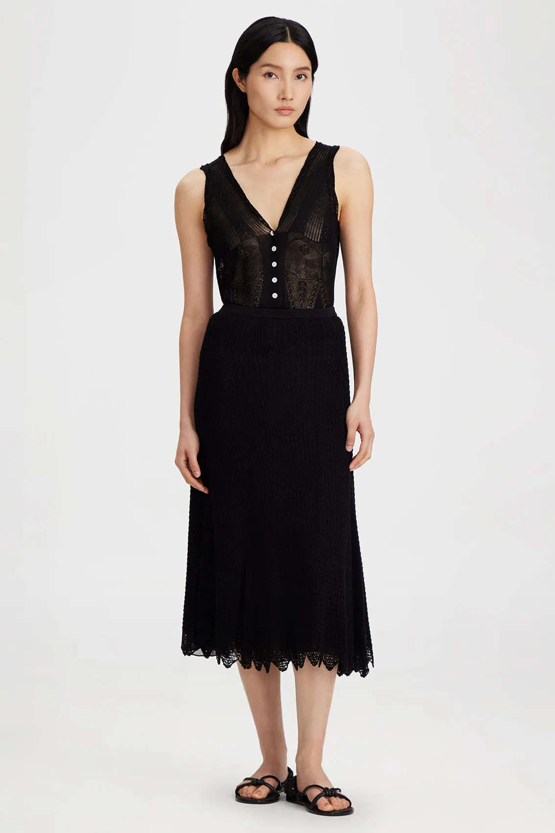 OPENWORK MIDI SKIRT sold by Ports 1961 product image thumbnail 2