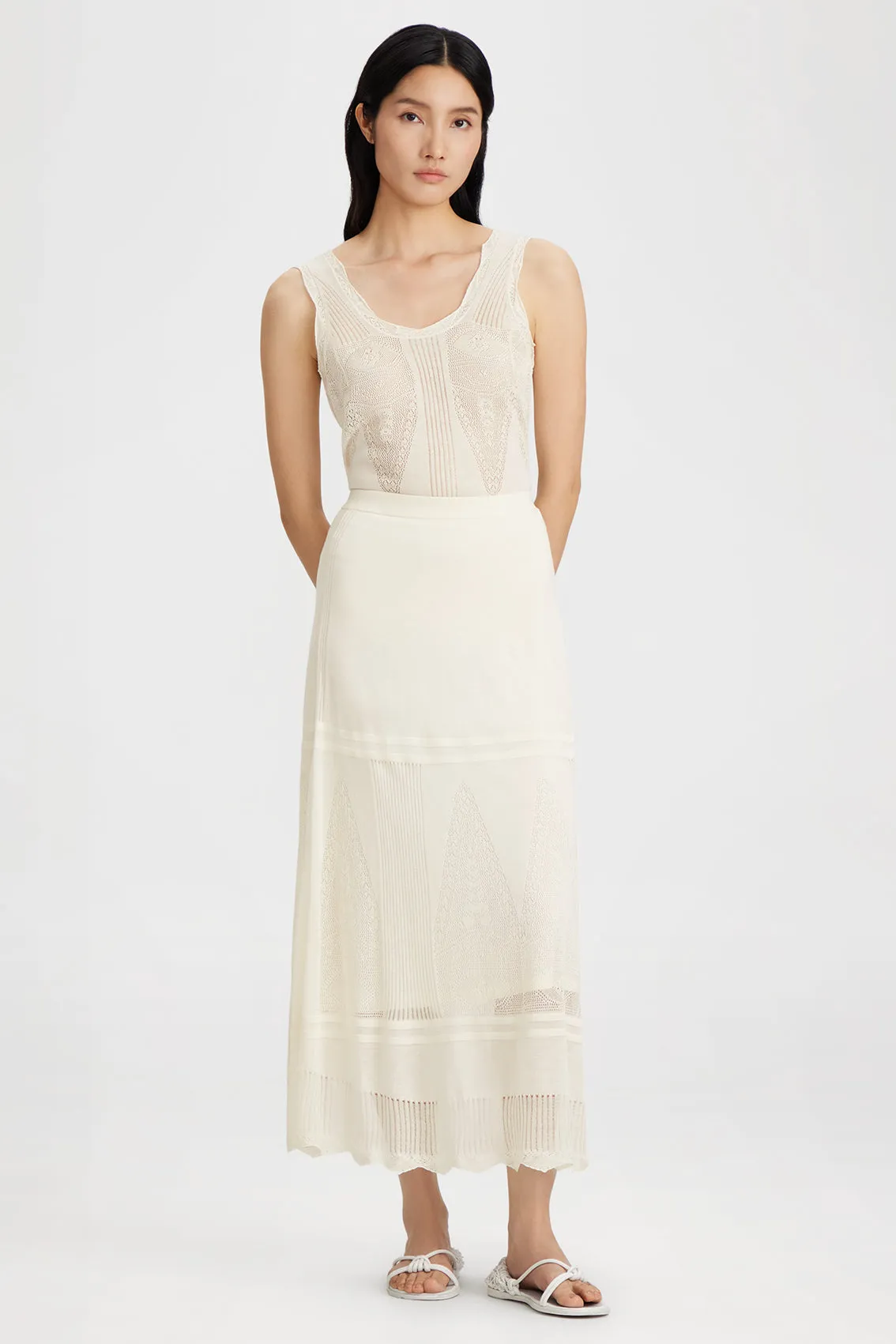 LACE KNIT TANK sold by Ports 1961 product image thumbnail 2