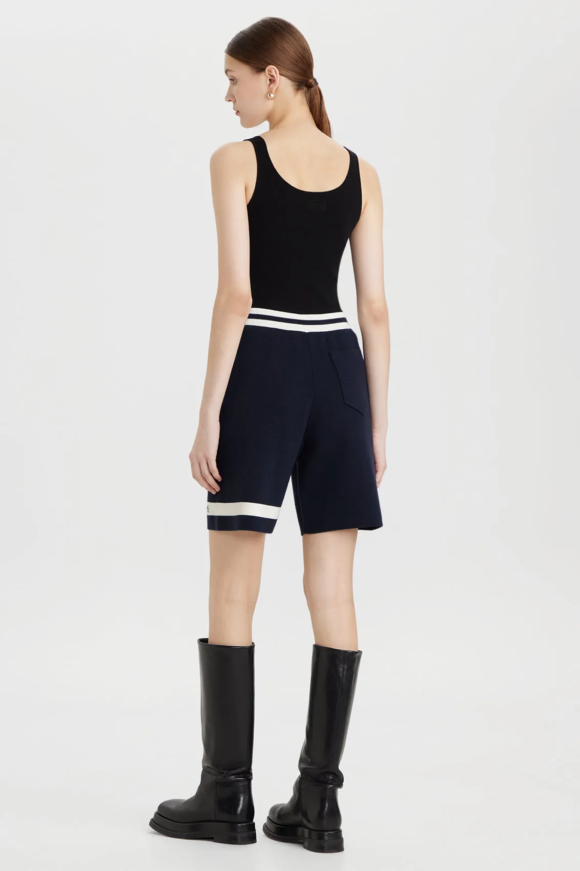 LOGO STRIPE KNIT SHORTS sold by Ports 1961 product image thumbnail 3