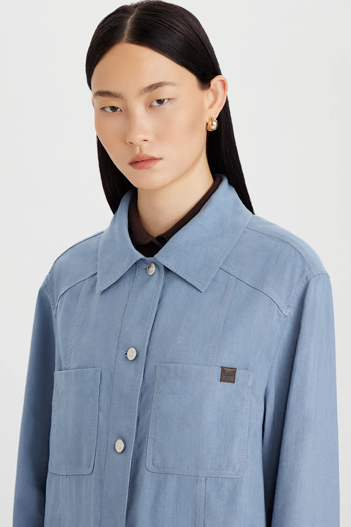 LEATHER-COLLAR UTILITY JACKET sold by Ports 1961 product image thumbnail 4