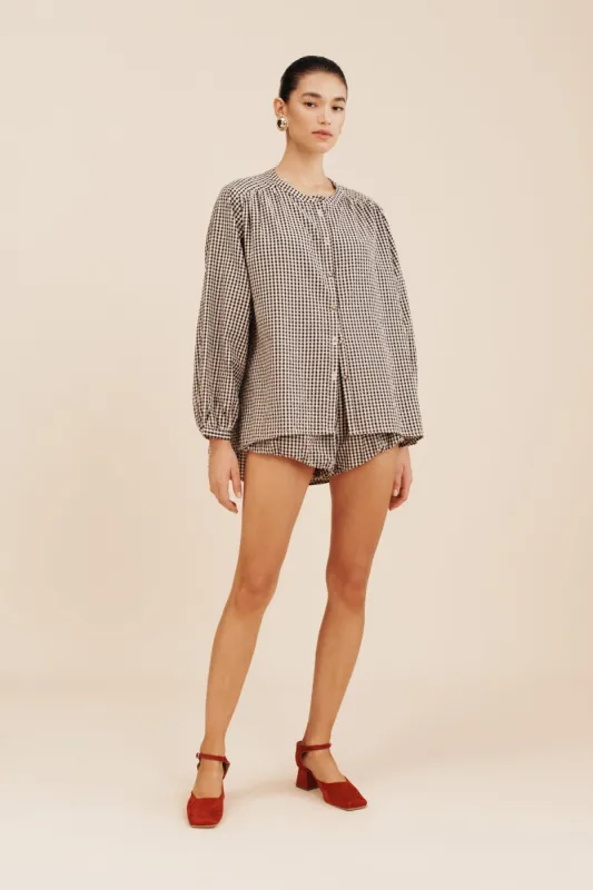 MIRA SHIRT - GINGHAM sold by Posse