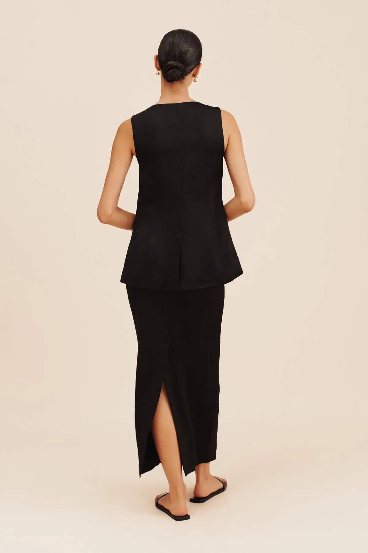 GIGI GILET - BLACK sold by Posse product image thumbnail 5