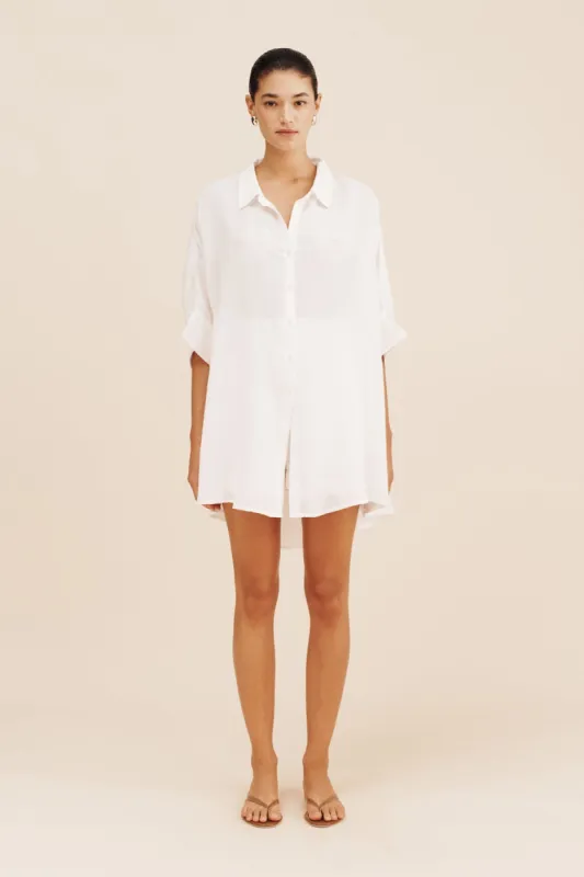 LULA SHIRT - IVORY sold by Posse